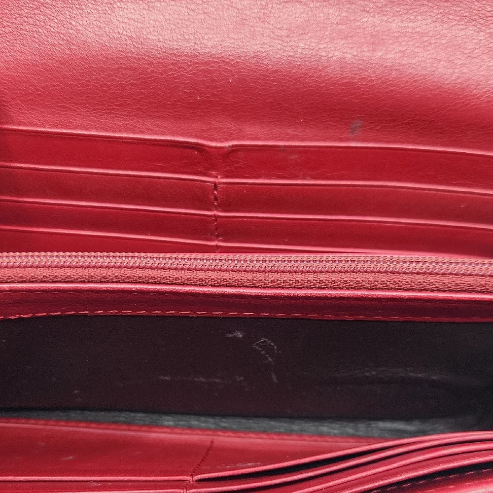 Gucci Vintage Guccissima Heart Leather Wallet with Nonbranded Insert and Chain - Picture 8 of 8